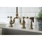 Kingston Brass KS7793ALBS Bridge Kitchen Faucet with Brass Sprayer, Antique Brass KS7793ALBS - alternate 6